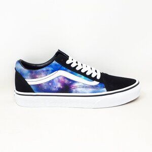 Vans Old Skool Galaxy Black White Skate Authentic Shoe Sneaker Womens Size 8 US